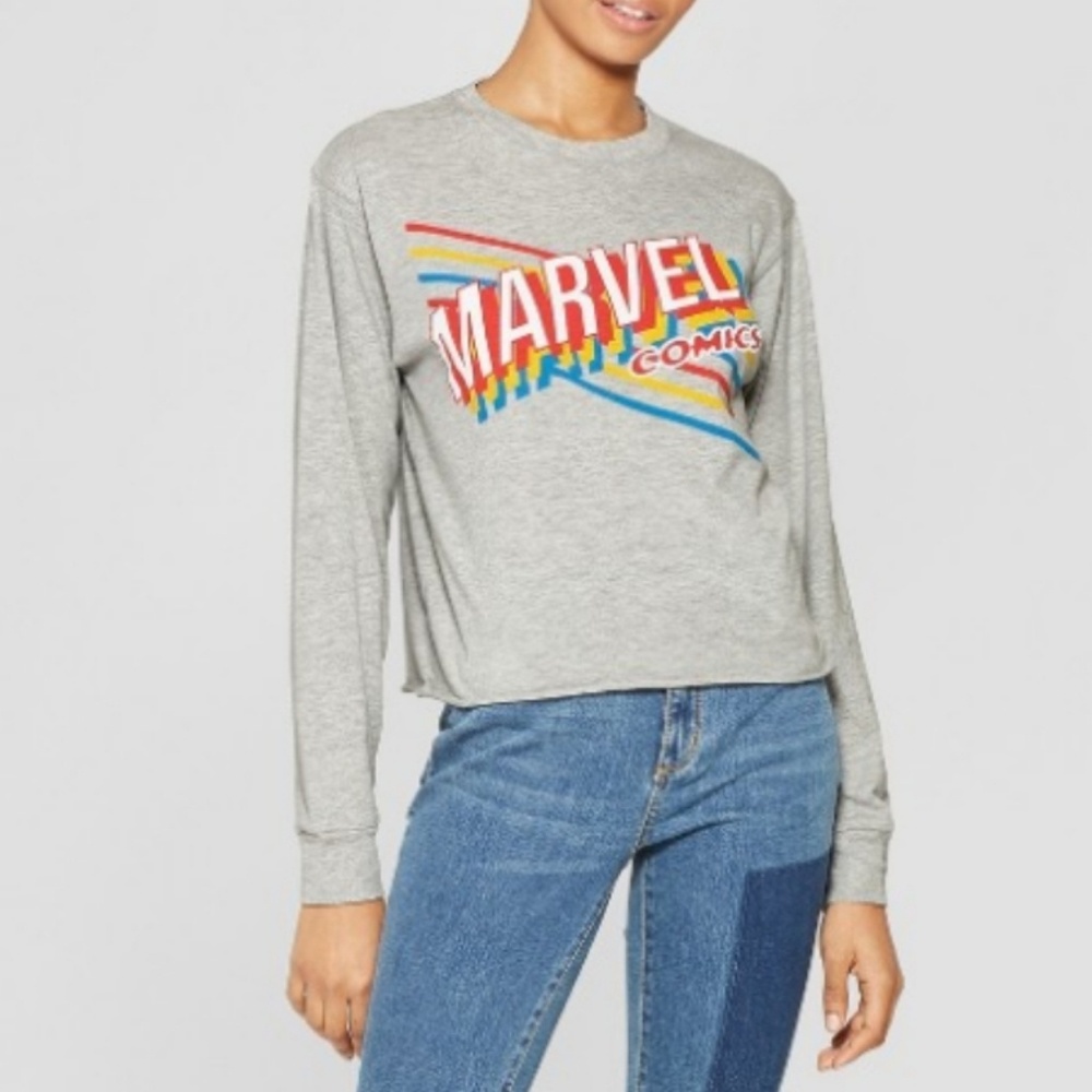 Marvel Comics Long Sleeve Top